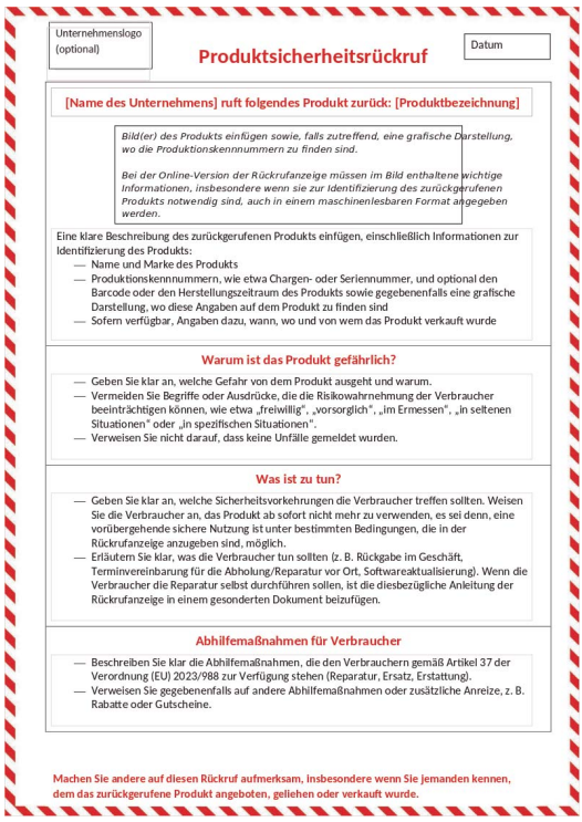 Nicht vergessen: Ab heute gilt die Produktsicherheitsverordnung (GPSR)
